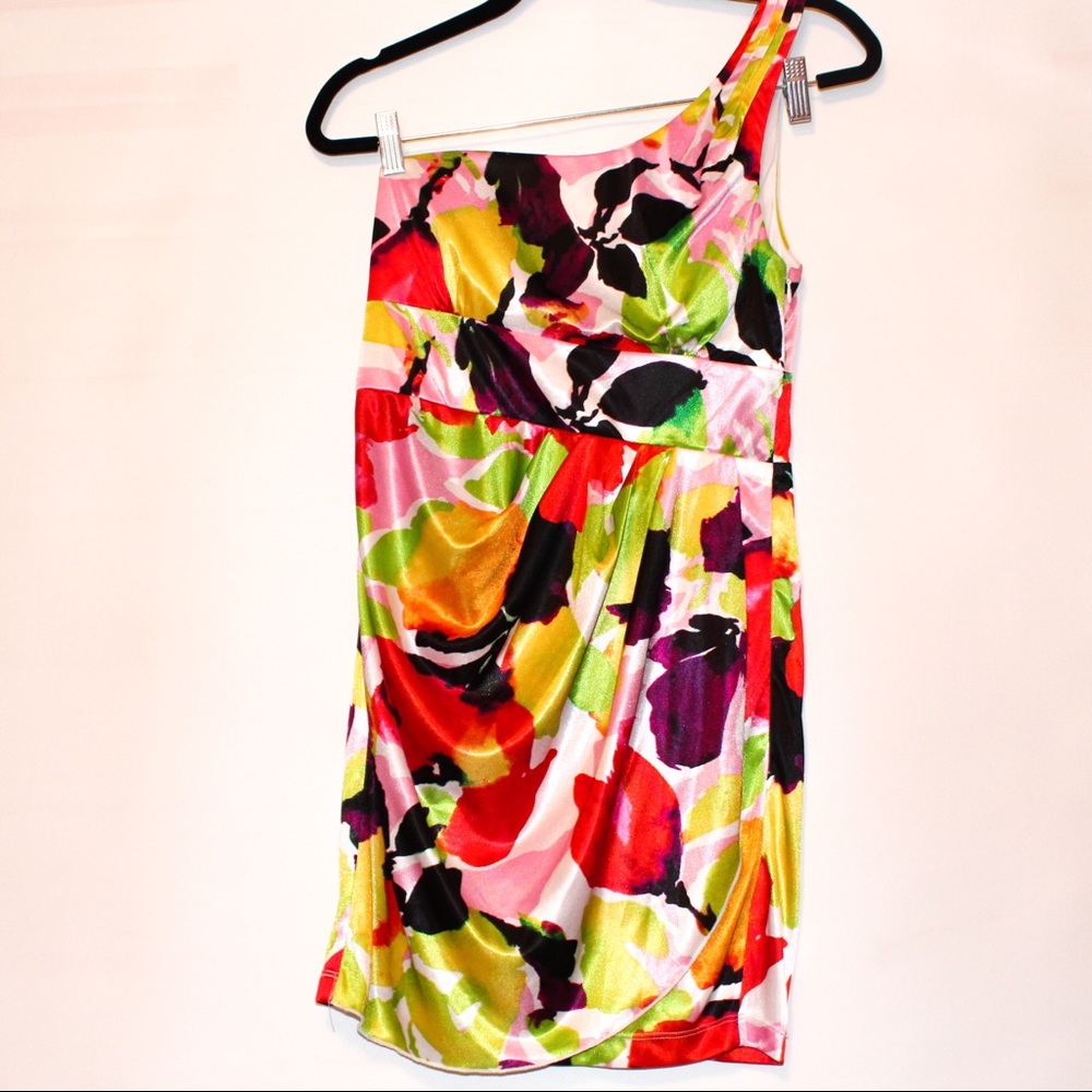 Love Tease floral one strap dress